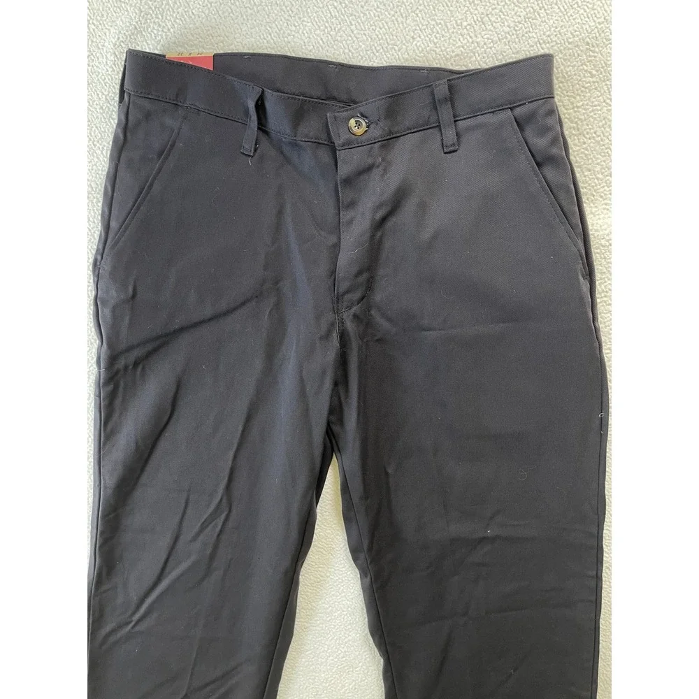 Red Kap Mens 34x32 Work Pants Black PC44BK1 100% Cotton Straight Leg